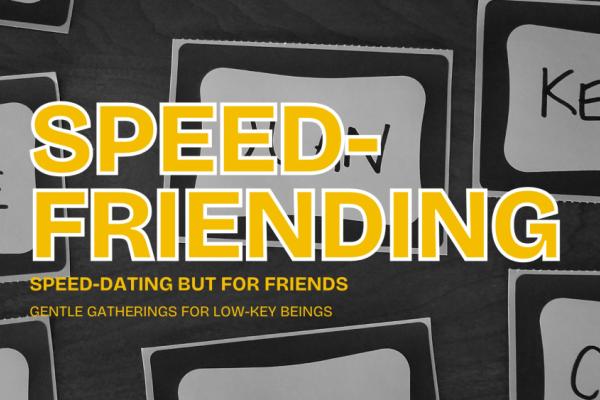 Speed-Friending Photo