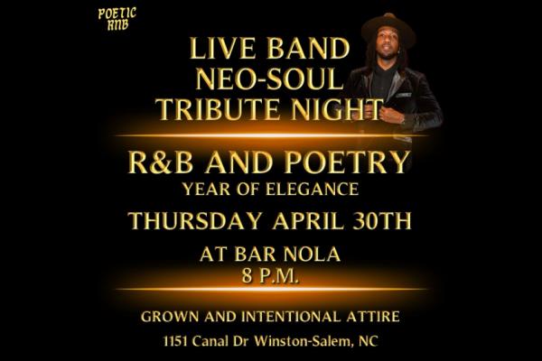 R&B and Poetry Neo-Soul Tribute Night Photo