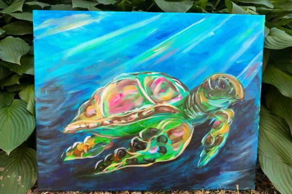 Summer Turtle Sip & Paint at The Brewers Kettle Photo