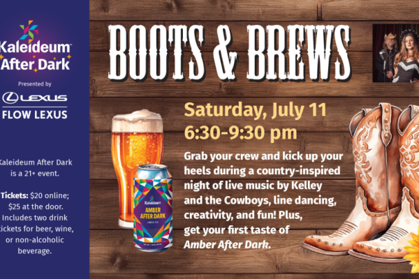 Kaleideum After Dark: Boots & Brews Photo