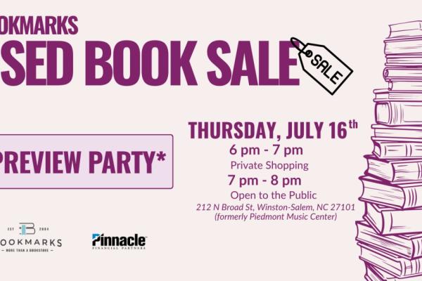 Used Book Sale Preview Party Photo