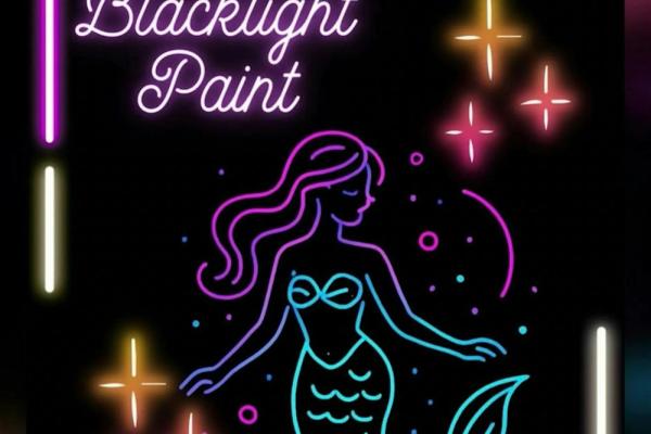 Black Light Painting with Coco's Art Lounge Photo