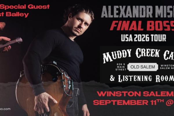 Alexandr Misko in Winston Salem with Special Guest Forest Bailey Photo