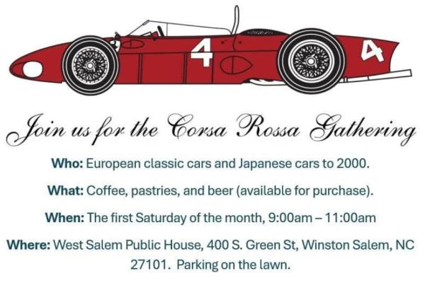 Corsa Rossa Gathering Photo