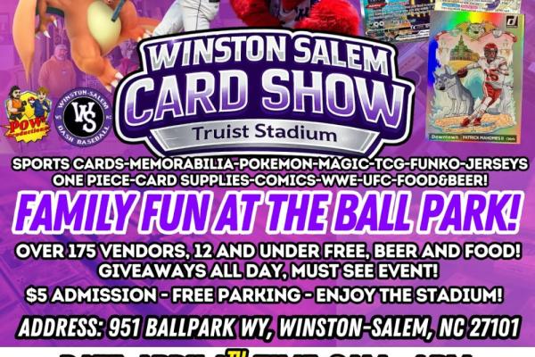 CARD SHOW - Winston Salem Dash Baseball Stadium Photo