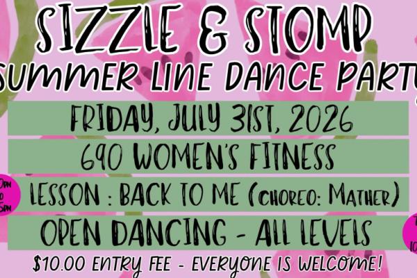 Sizzle & Stomp - Summer Theme Line Dance Party Photo