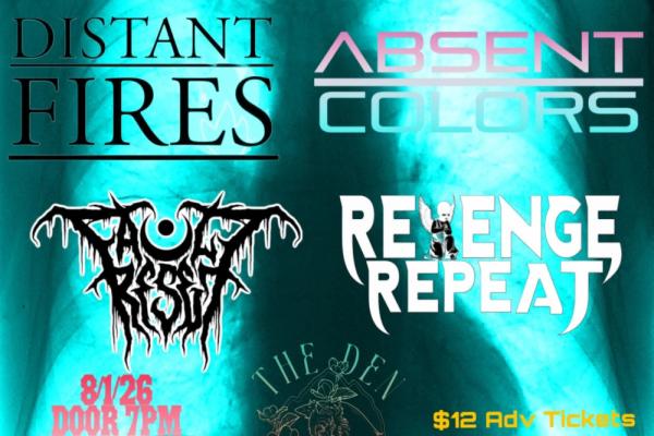 Distant Fires Absent Colors Fault Reset Revenge Repeat Photo