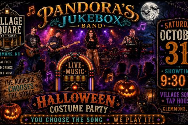 Pandoras Jukebox Band Halloween Costume Party Photo