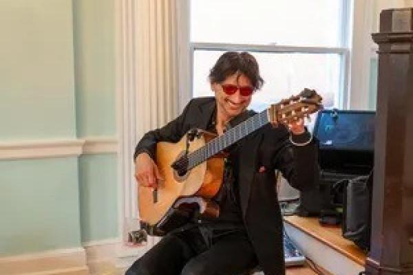 Spanish and Flamenco Guitar with Dancer at Manolo's Photo