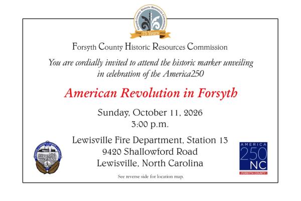 American Revolution in Forsyth: Historic Marker Unveiling Photo