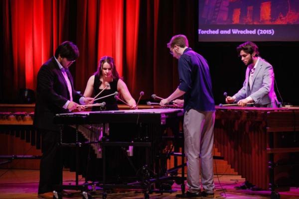 UNCSA Percussion Studio in Recital Photo