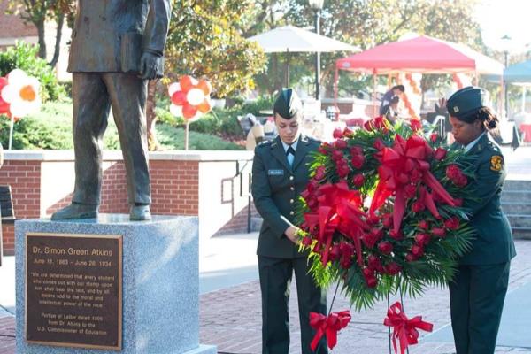 Wreath Laying and Founder’s Day Convocation at WSSU Photo