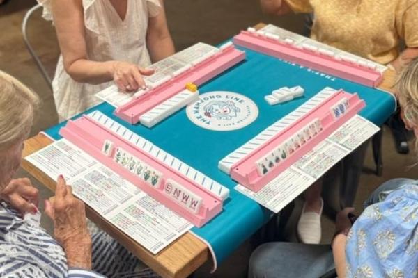 Open play mahjong at Southern Drift Brewing Co. Photo