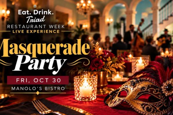 Eat Drink Triad Restaurant Week | Masquerade Party Photo