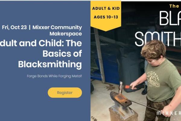 Adult and Child: The Basics of Blacksmithing Photo