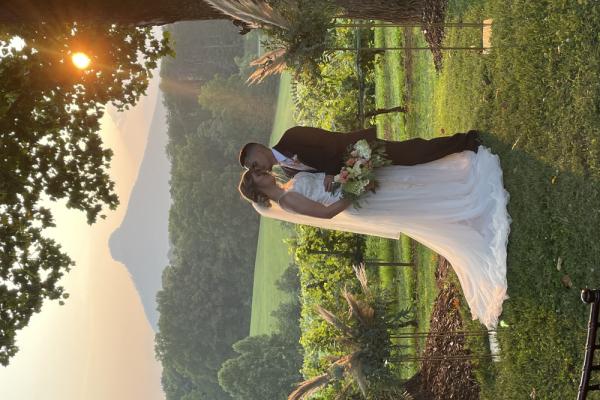 Just imagine your wedding on our 31 acre property at sunset. Photo 3