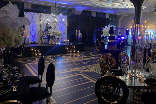 This is a very spacious 3800 square foot room that can seat up to 216 guest or 180 guest leaving dance floor area. This room is great for guest counts of 100 or more! If your not planning to have a... Photo 7