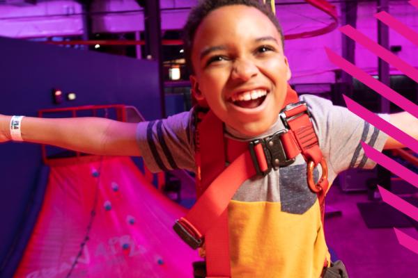 Sky Rider aerial ride at Urban Air Adventure Park Photo