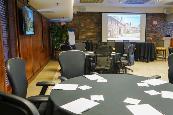 The Main Conference Room is 1296 square feet and located in our Manor House. Photo 11