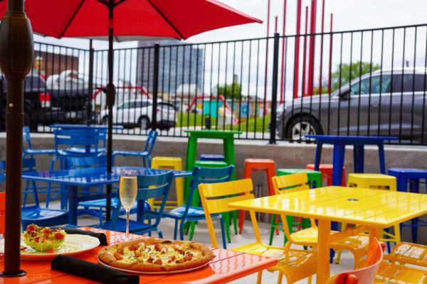 What's better than a fresh-made brick-oven pizza on a perfect spring day! Photo 5