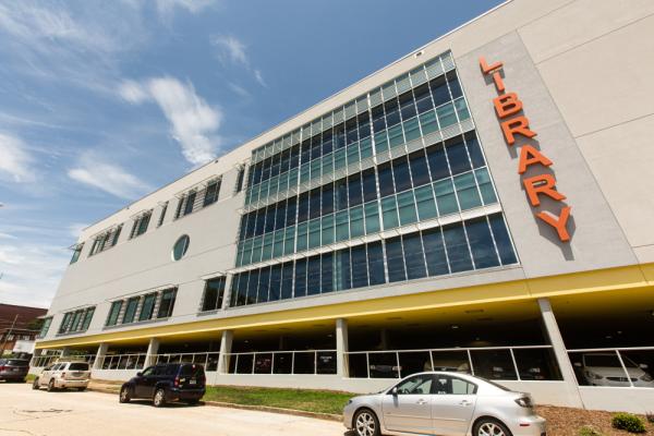 Parking deck entrance Photo