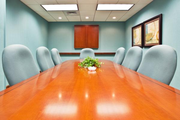 Boardroom will accommodate up to 12 people. Photo 2