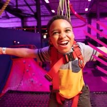 Sky Rider aerial ride at Urban Air Adventure Park Photo