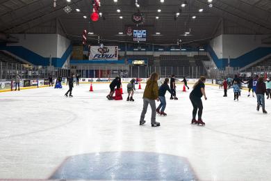 Fairgrounds ice skating