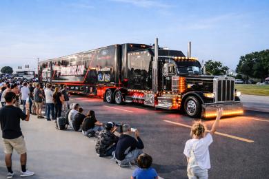 NASCAR Hauler Parade - photo courtesy of NASCAR