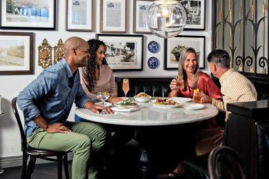 Dining at The Katharine at kimpton hotel