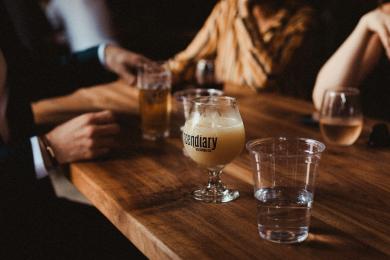 Drinks poured at Incendiary in Lewisville