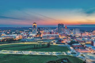 Winston Salem at Sunrise