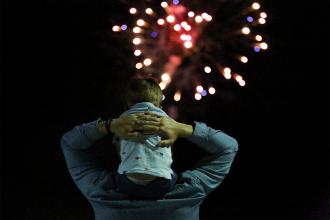 Winston-Salem Dash fireworks