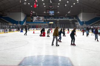 Fairgrounds ice skating