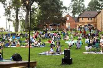 NCMA SECCA concert by the lake