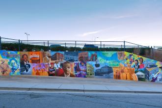 Leo Rucker Depot Street Mural