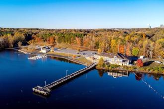 Salem Lake Marina aerial