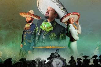 Pepe Aguilar, Leonardo Aguilar, and Lupita Infante Photo