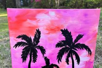 The Brewers Kettle Kernersville Summer Palms Sip & Paint May 20th Photo