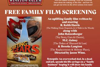 FREE family movie - SHIFTING GEARS - Filmed in Winston-Salem - Photo
