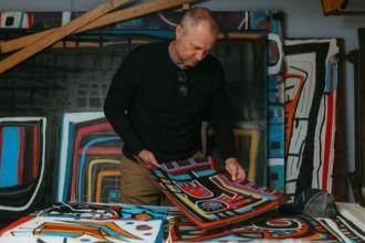 Kevin Calhoun "Basement Paintings" Photo