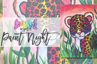 Lisa Frank Inspired Paint and Sip Photo