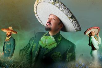 Pepe Aguilar, Leonardo Aguilar, and Lupita Infante Photo