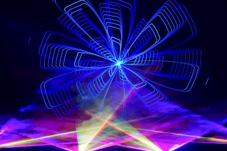 Kaleideum's Late Night Lasers: Taylor Swift Photo