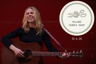 Jeri Katherine Howell Village Fabric Shop Pop-Up Concert Photo