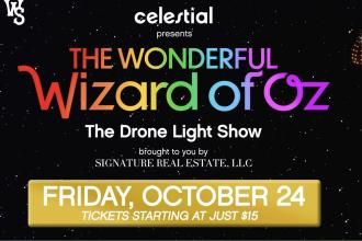 The Wonderful Wizard of Oz Drone Light Show Photo