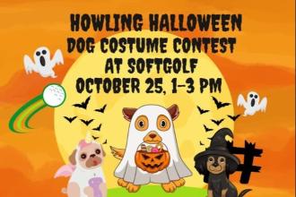 Halloween Dog Costume Contest at Softgolf Photo