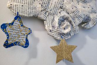 Art in the Park: Paper-Mâché Clouds Photo