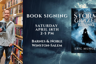 Eric Munger – Storm Grazer Rising Book Signing at Barnes &amp; Noble Photo