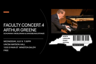 North Carolina Piano Festival Guest Artist: Arthur Greene Photo